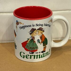 European Heritage Gifts Happiness‎ is Being Married to a German Mug Red CM457